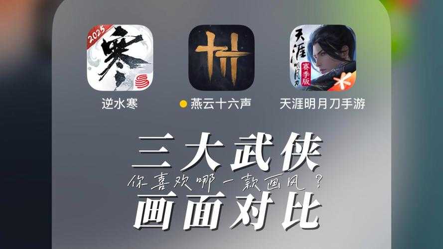 2025年最值得体验的12款武侠网游对比测评