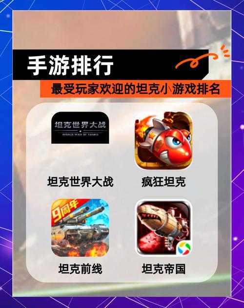 2025年最值得入坑的5款坦克手游对比测评