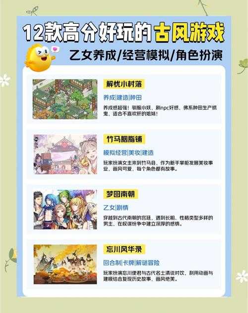 2025年最值得入坑的古风手游清单 附权威对比测评