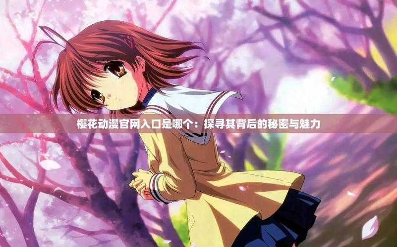 探寻：樱花动漫官方正版入口究竟在哪里