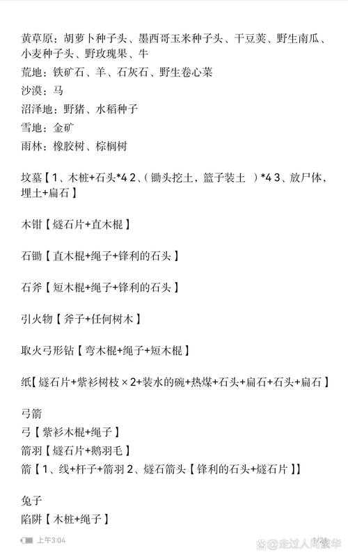 废土危行中石斧的合成方法详细介绍及攻略指南