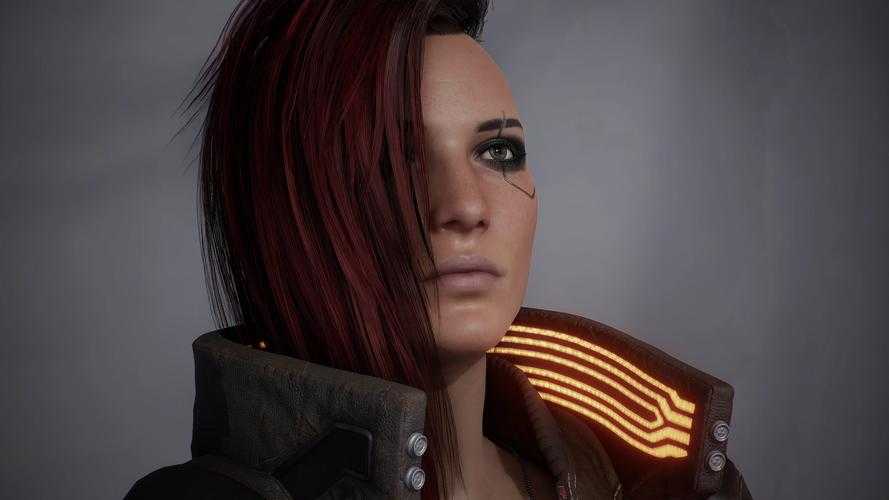 赛博朋克2077未来感蕾丝衬衫MOD:V女角色性感装扮免费下载