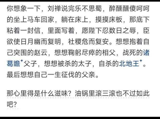 站凳上香教育刘禅：键盘侠的另类焦点