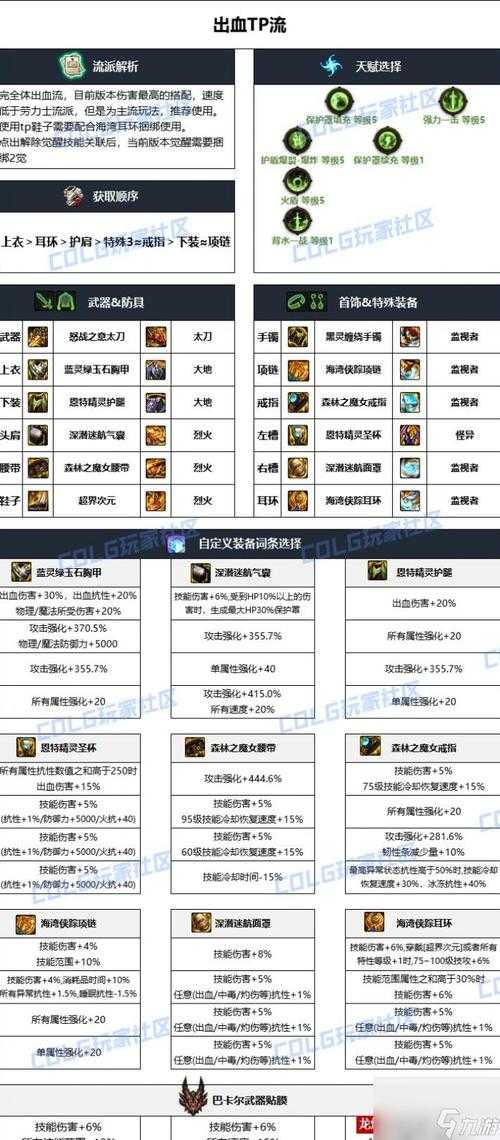 DNF110级复仇者毕业装备2025最新解析