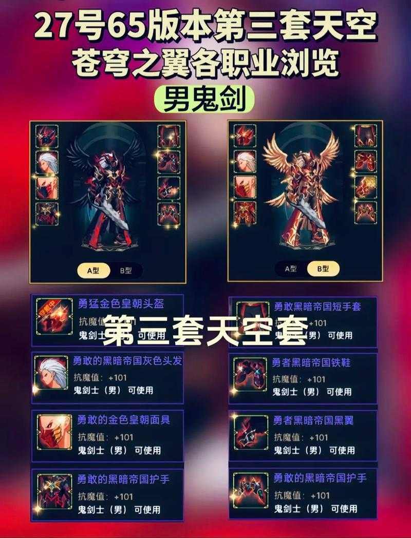 DNF手游天2颜色属性职业搭配与获取