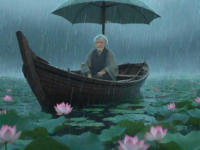 老人船上弄雨荷第12集：荷塘风雨飘摇，经典故事情节再现