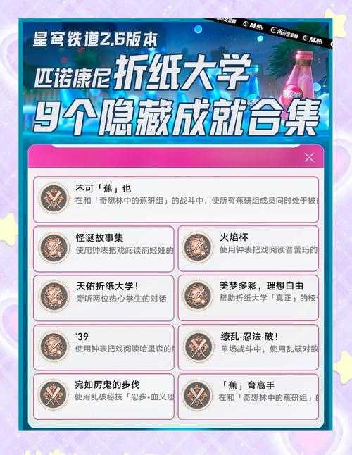 崩坏星穹铁道蕉学事故成就攻略，快速达成技巧分享