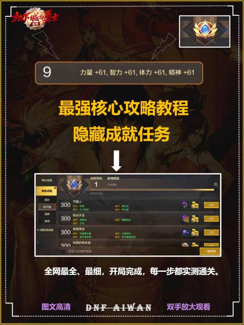 《DNF》暗精灵警备队员任务全攻略（2025核心剧情线）