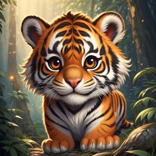 2025年最全卡通老虎头像图鉴 萌系猛兽治愈指南