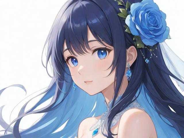 2025年最全蓝色头发动漫女生图鉴