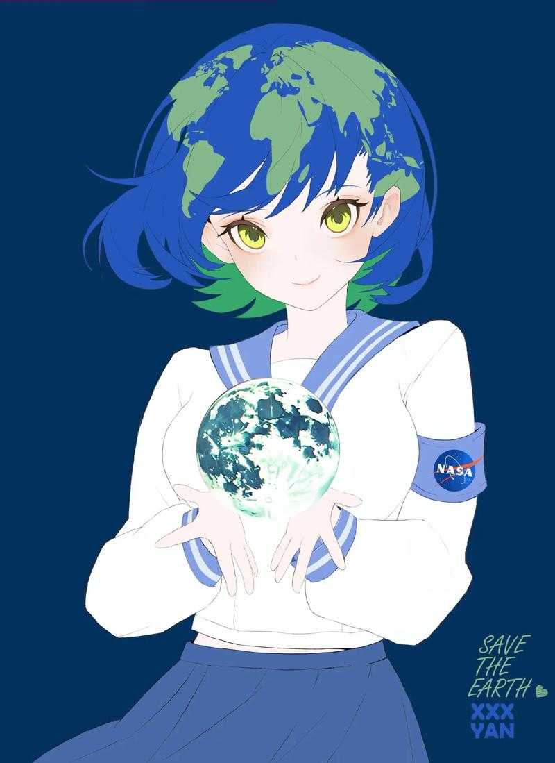 2025年最受欢迎的地球女孩卡通形象全解析
