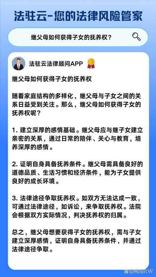 2025年最新 继父抚养义务与财产继承全攻略 附权威数据对比