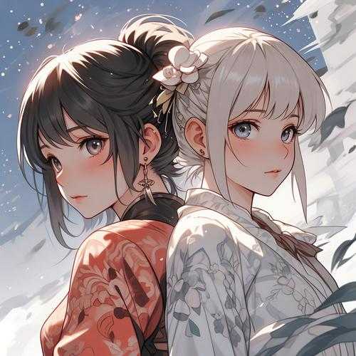 2025年最新双女主动漫头像图鉴
