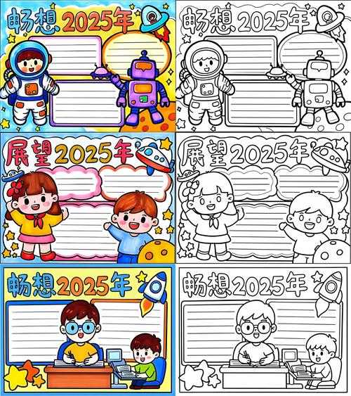 2025年最新学手抄报素材指南