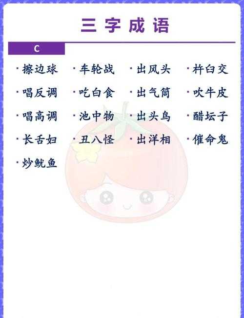 2025年最新整理的三个字成语精选