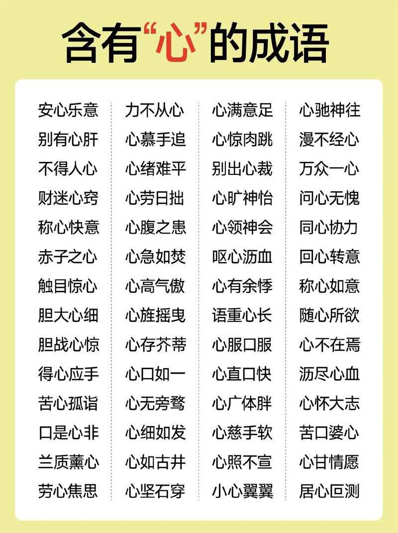 2025年最新盘点 含 胆 与 心 的实用成语全解析