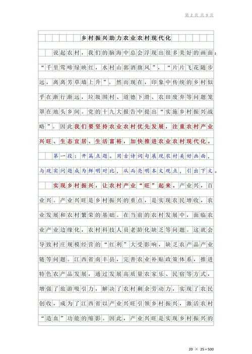 2025年某省乡村振兴观察手记 在希望的田野上