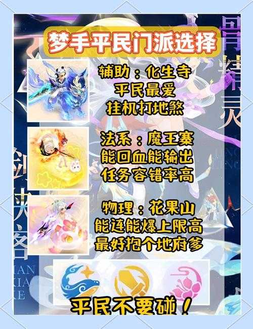 2025年梦幻西游手游门派加点全攻略 附权威属性对比表